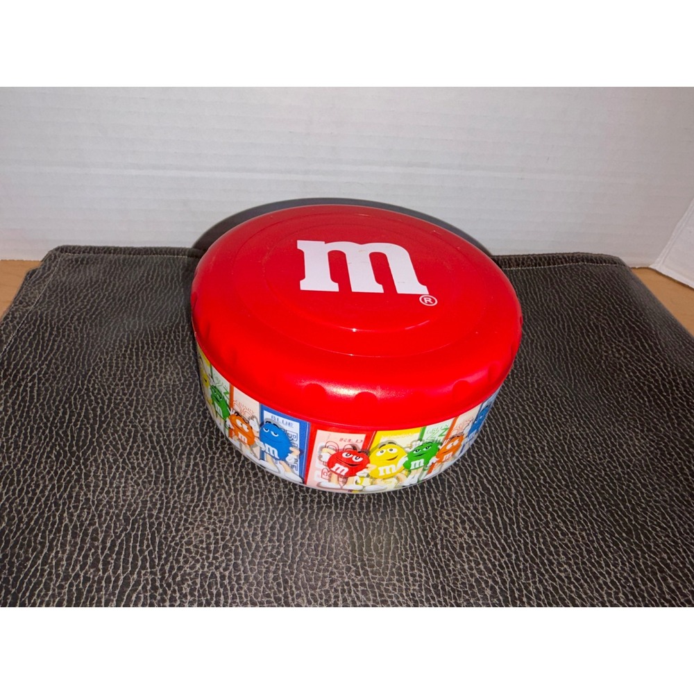 Vintage 2002 M&M's Red Insulated Food Container & Bowl with Lid | A. Aronson